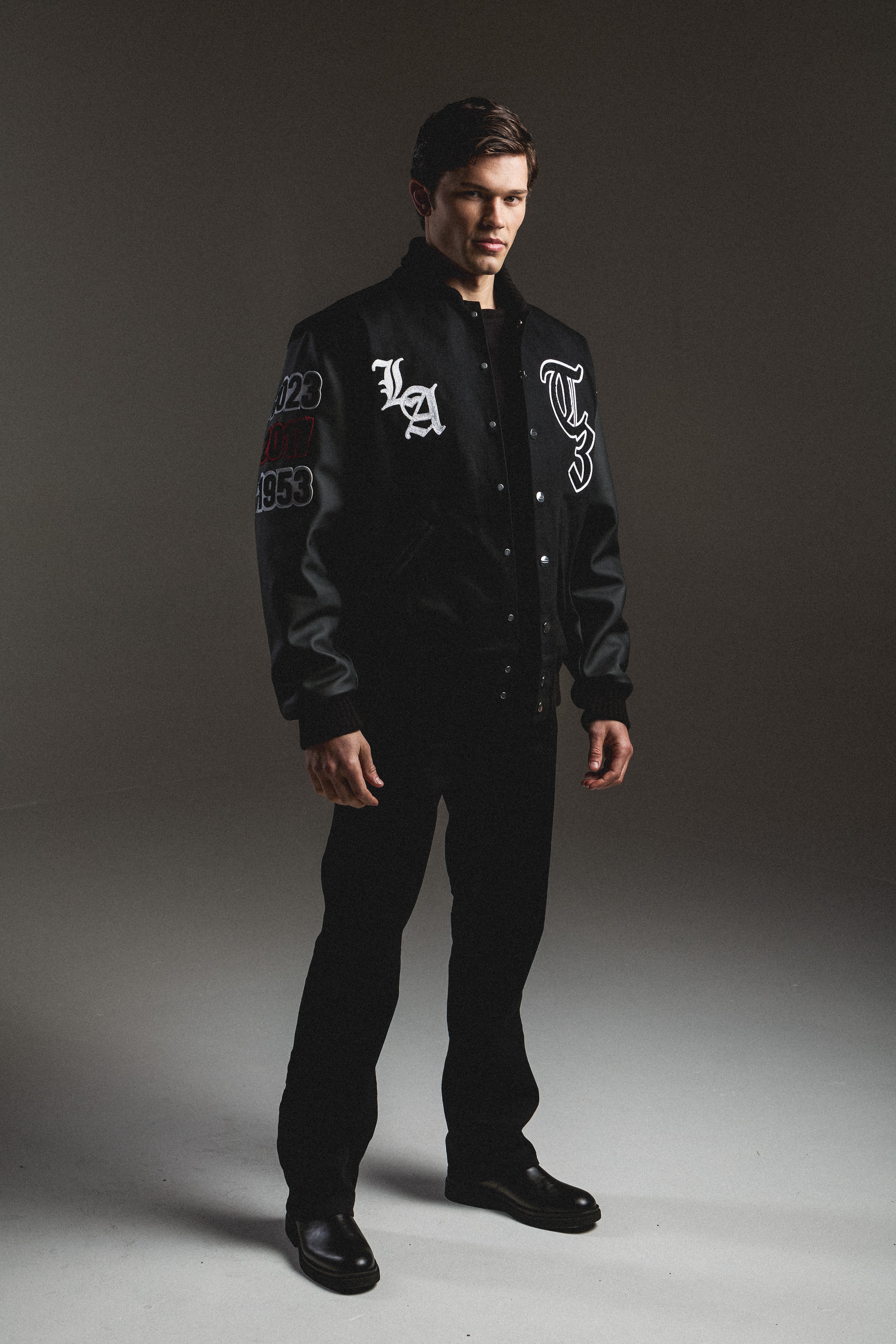 7003 TRINIDAD3 VARSITY BLUES SELVEDGE DENIM JACKET