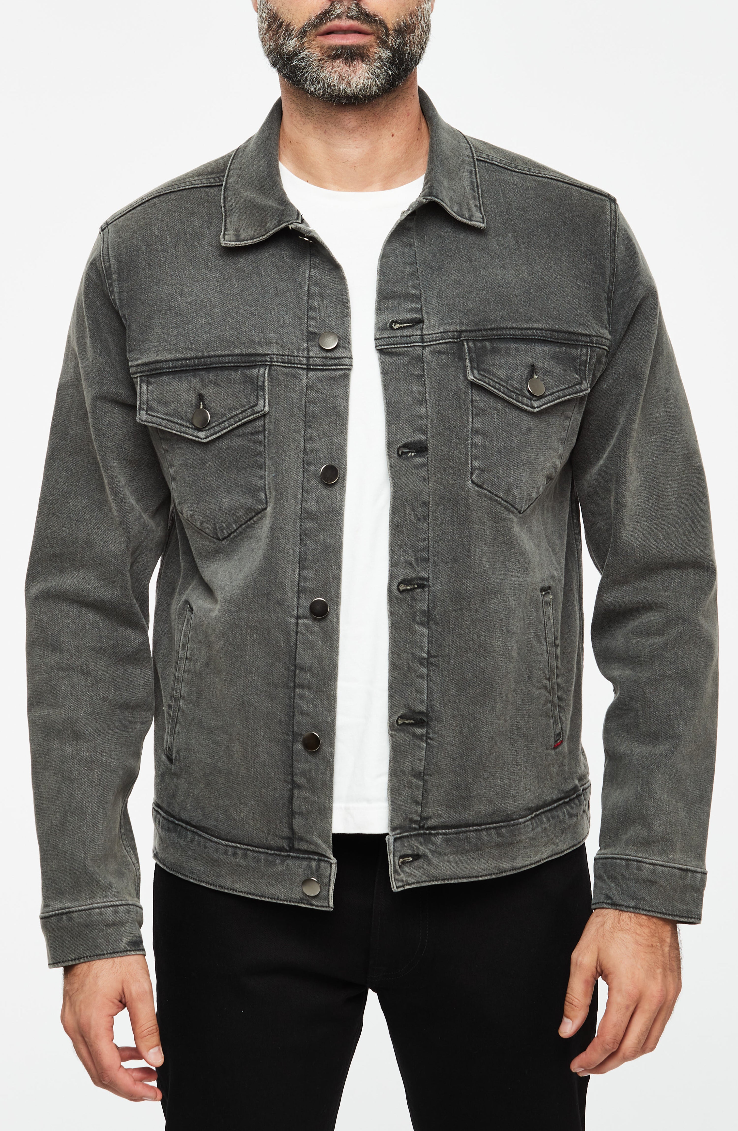 JACKET DENIM, STEEL