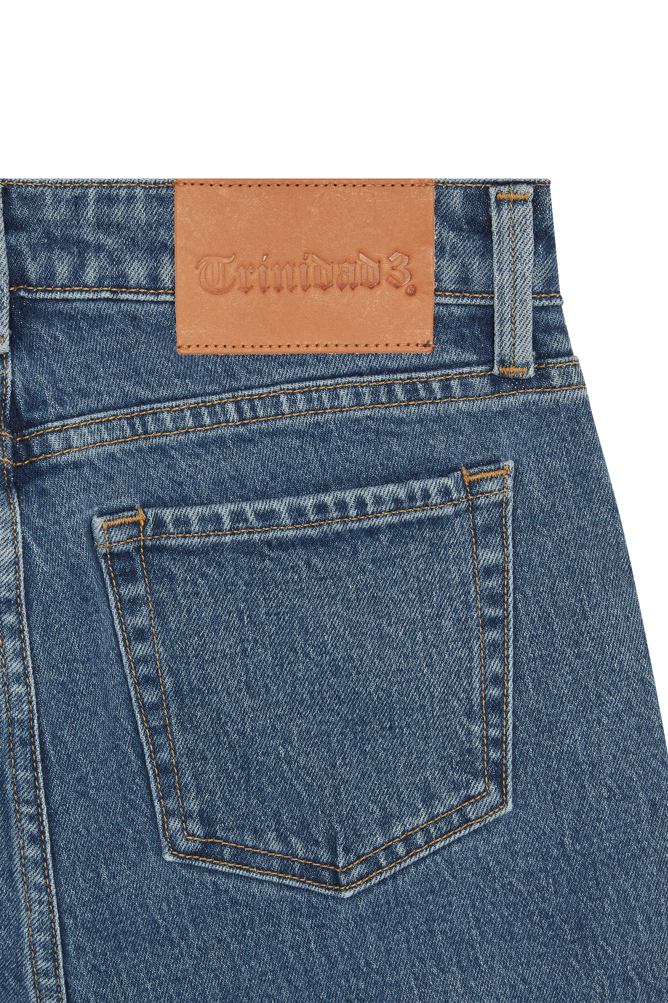 The Nya Midrise flare Stone Wash