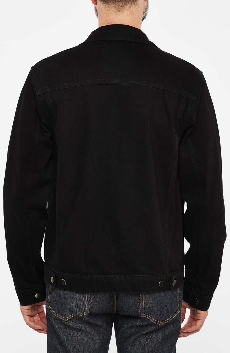LUKE MOTHER TRUCKER JACKET, Black Rinse
