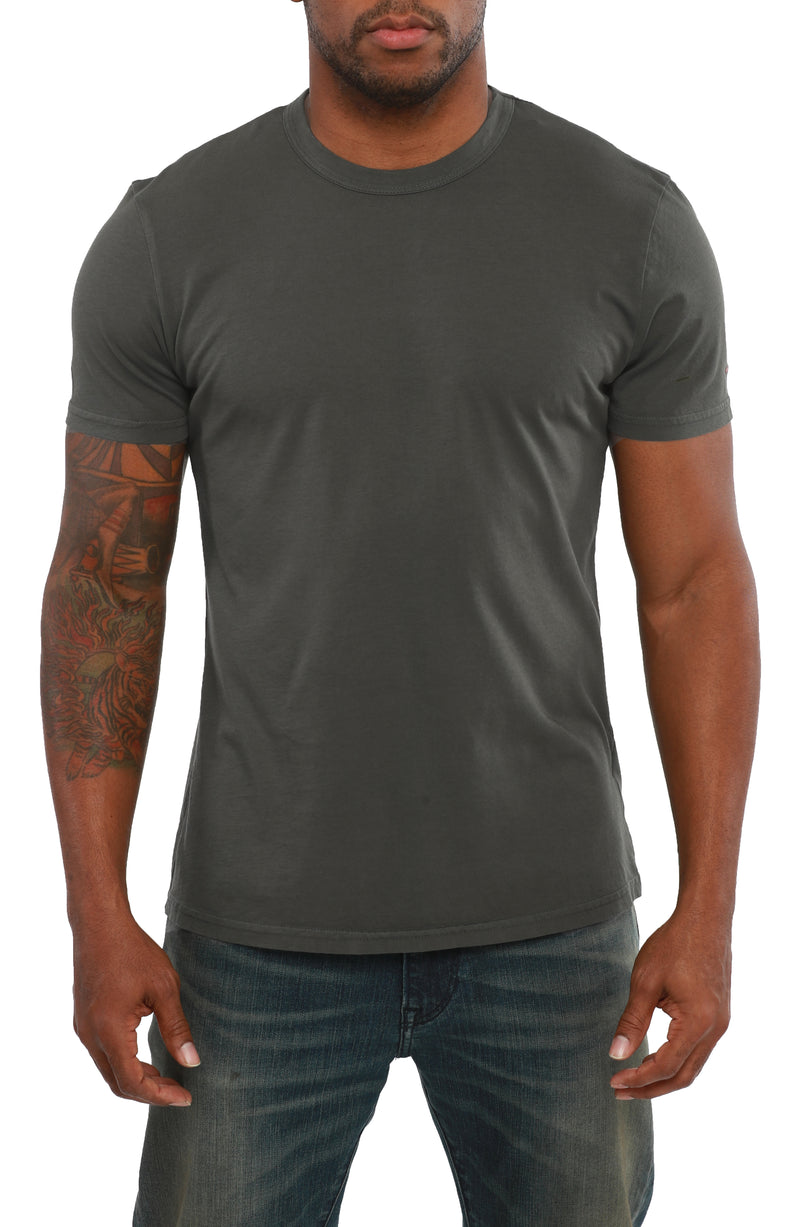American Pima Cotton T-Shirt, Charcoal